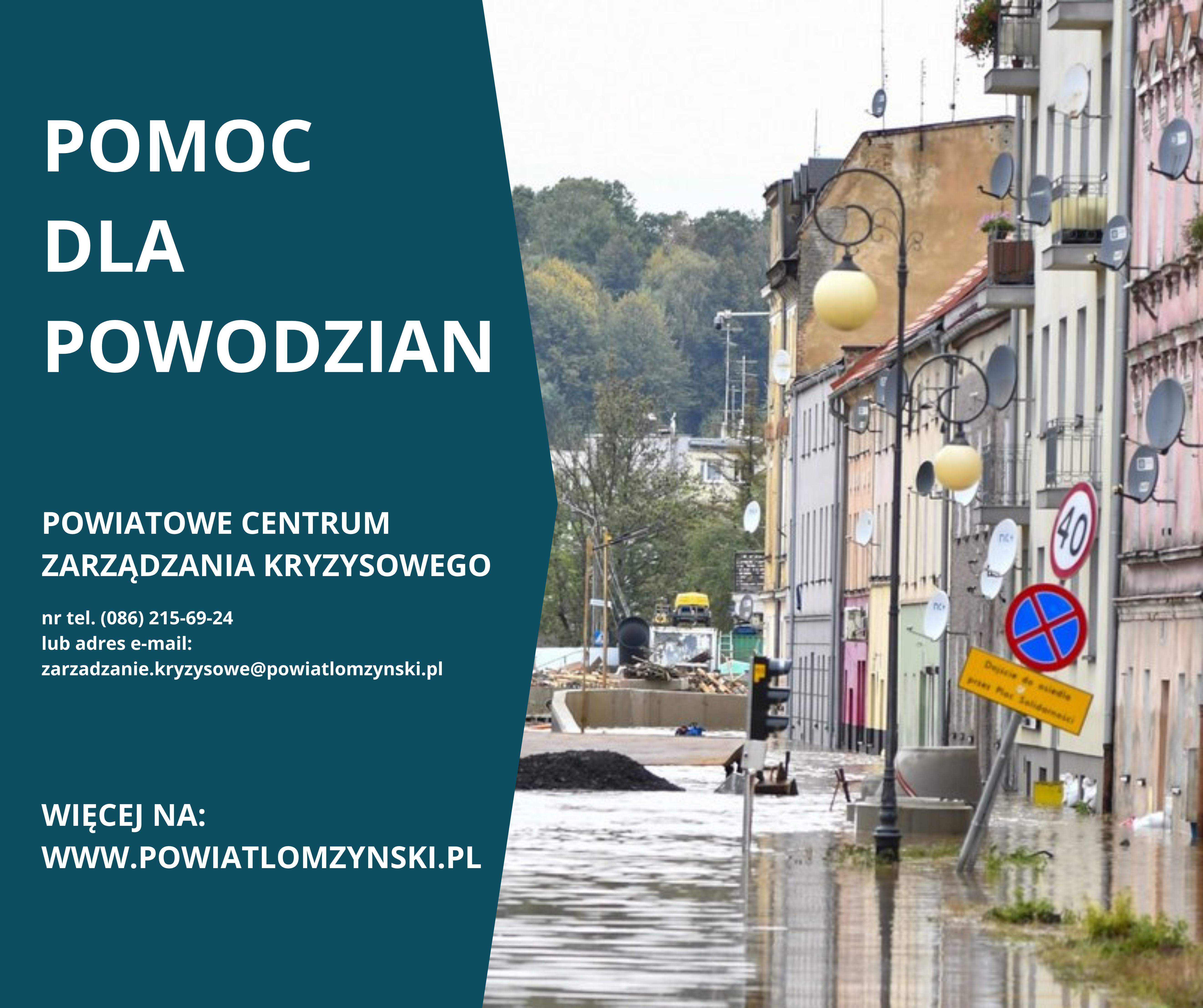 Zdjęcie do wiadomości Pomoc dla poszkodowanych przez powódź!