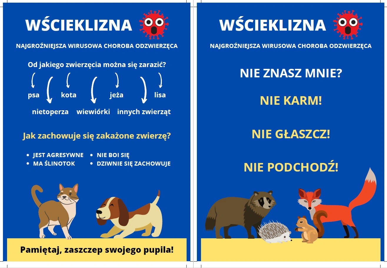 Zdjęcie do wiadomości Wścieklizna – groźna choroba, o której musisz wiedzieć!